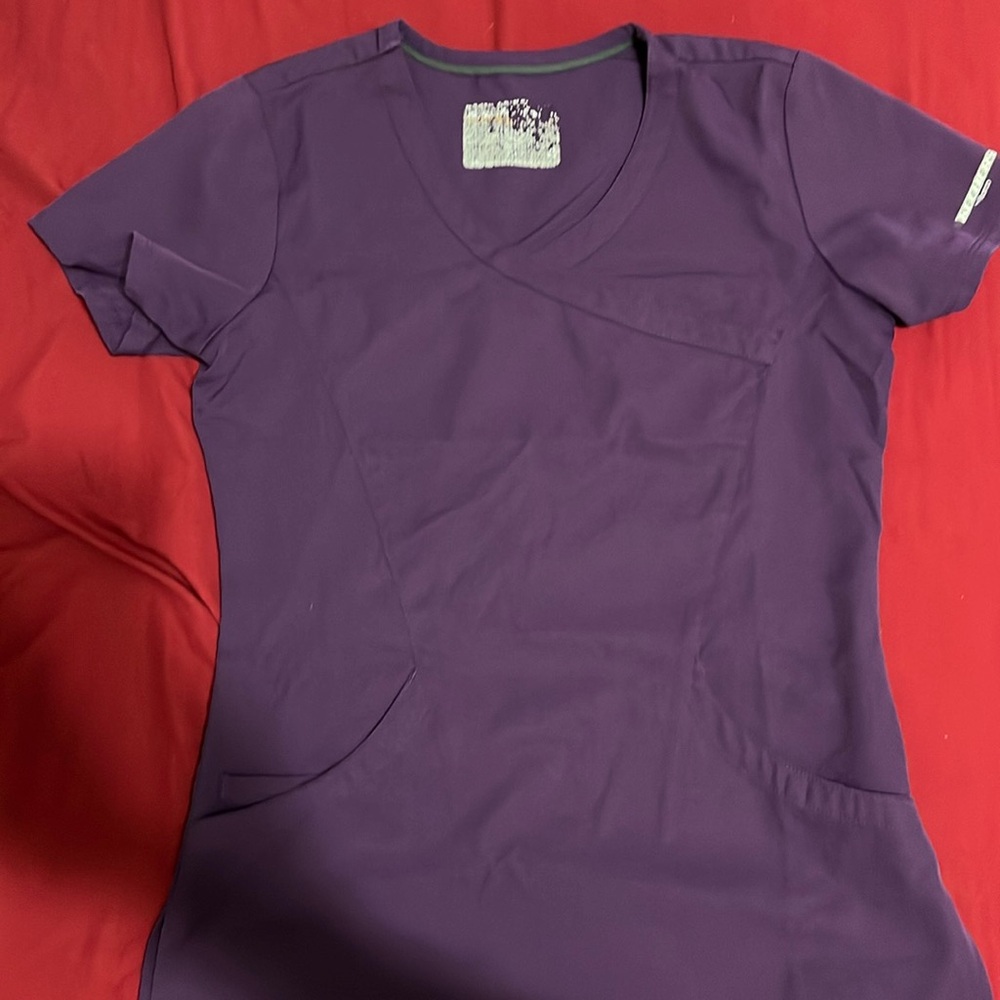 Sketchers Purple Scrub top